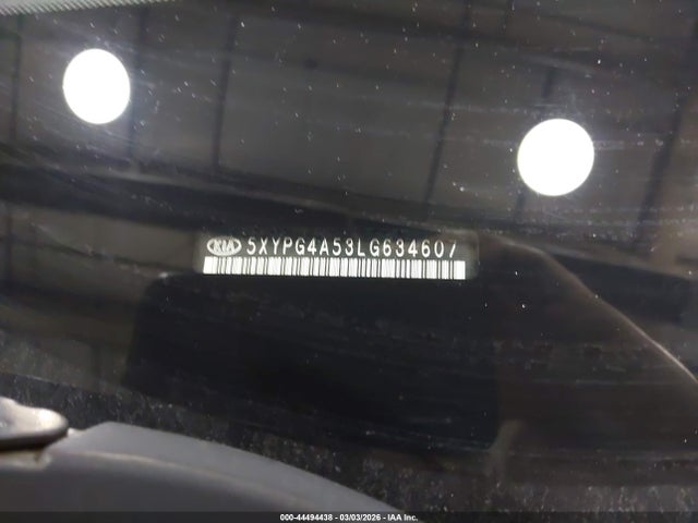 5XYPG4A53LG634607 KIA Sorento 3.3l Lx