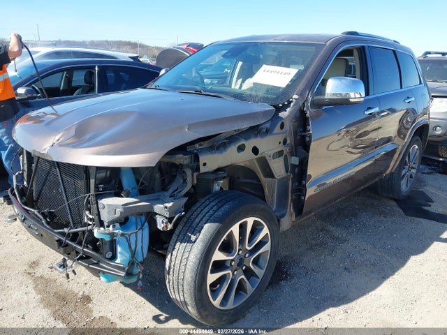 Продаж на аукціоні авто 2017 Jeep Grand Cherokee Overland 4x4, vin: 1C4RJFCG4HC750172, номер лоту: 44494449