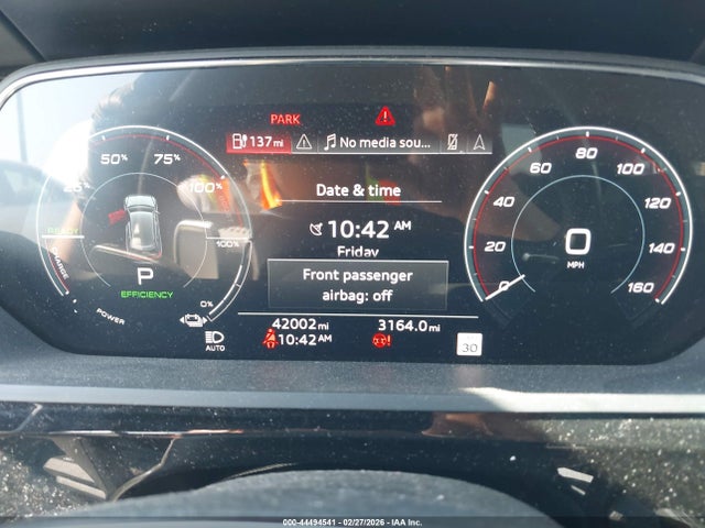 2021 Audi E-tron Sportback Prestige Quattro მანქანა იყიდება აუქციონზე, vin: WA13AAGE2MB019073, აუქციონის ნომერი: 44494541