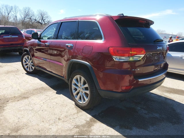 Продажа на аукционе авто 2017 Jeep Grand Cherokee Limited 4x4, vin: 1C4RJFBGXHC663166, номер лота: 44494862