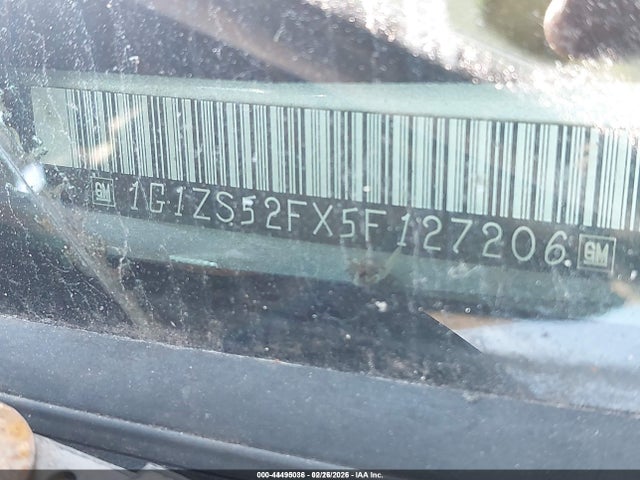 Продаж на аукціоні авто 2005 Chevrolet Malibu, vin: 1G1ZS52FX5F127206, номер лоту: 44495036