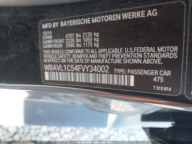 2015 BMW X1 WBAVL1C54FVY34002 Photo 8