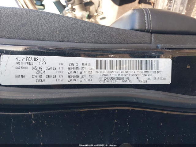 2015 DODGE DURANGO 1C4RDJAG0FC202986 Photo 8
