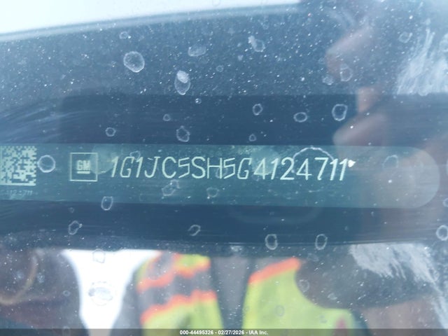 1G1JC5SH5G4124711 Chevrolet Sonic Lt Auto