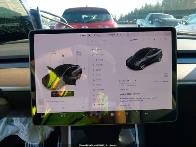5YJYGDEE1MF069345 Tesla Model Y Long Range Dual Motor All-wheel Drive