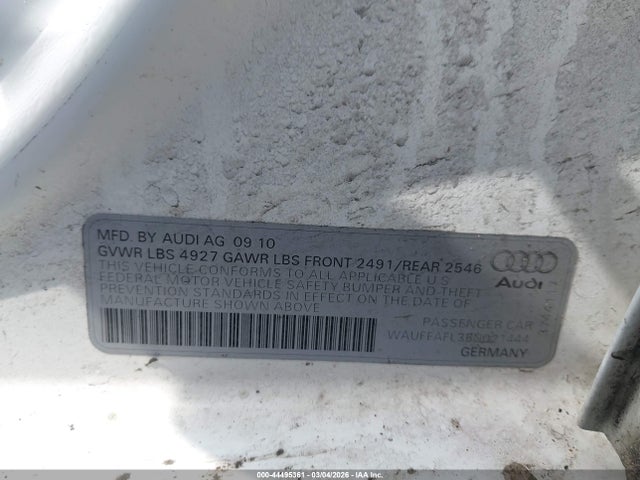 2011 AUDI A4 WAUFFAFL3BN021444 Photo 8