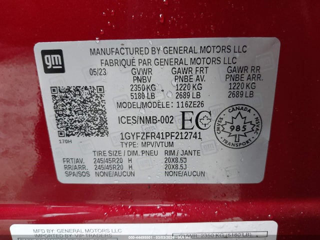 2023 CADILLAC XT4 1GYFZFR41PF212741 Photo 8