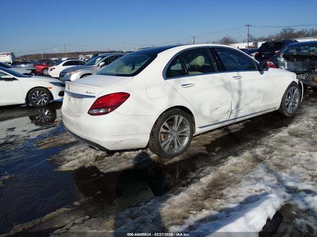 44495524 :رقم المزاد ، WDDWF4KB7GR150987 vin ، 2016 Mercedes-benz C 300 4matic مزاد بيع