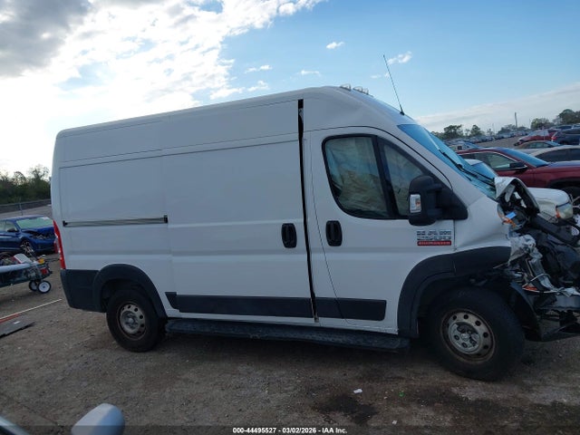 2019 Ram Promaster 2500 High Roof 136 Wb მანქანა იყიდება აუქციონზე, vin: 3C6TRVCG1KE502302, აუქციონის ნომერი: 44495527