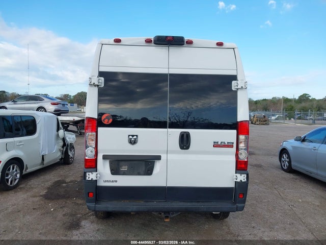 2019 Ram Promaster 2500 High Roof 136 Wb მანქანა იყიდება აუქციონზე, vin: 3C6TRVCG1KE502302, აუქციონის ნომერი: 44495527