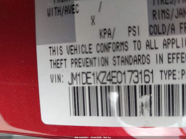 Продажа на аукционе авто 2014 Mazda Mazda2 Sport, vin: JM1DE1KZ4E0173161, номер лота: 44495581