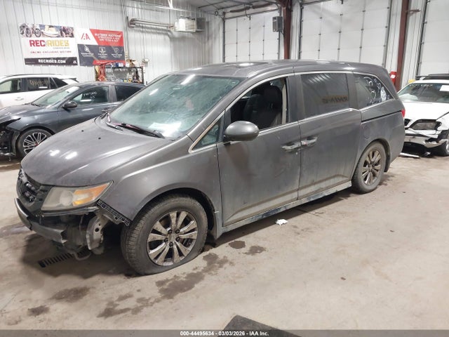 44495634 :رقم المزاد ، 5FNRL5H67GB017703 vin ، 2016 Honda Odyssey Ex-l مزاد بيع