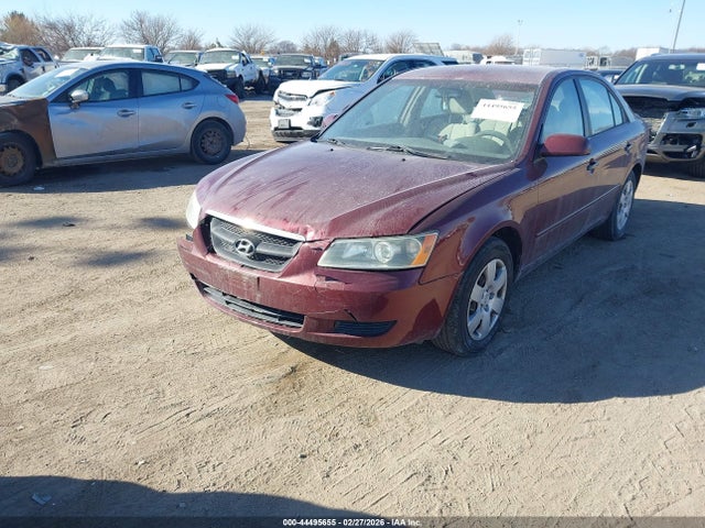 2007 Hyundai Sonata Gls მანქანა იყიდება აუქციონზე, vin: 5NPET46C87H296145, აუქციონის ნომერი: 44495655