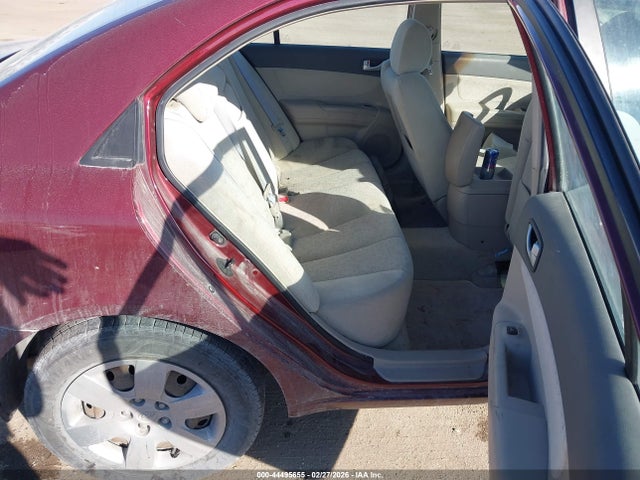 2007 Hyundai Sonata Gls მანქანა იყიდება აუქციონზე, vin: 5NPET46C87H296145, აუქციონის ნომერი: 44495655