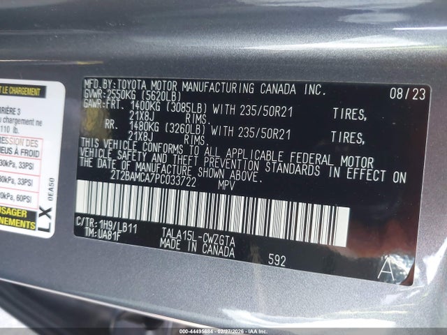 Продажа на аукционе авто 2023 Lexus Rx 350 Premium Plus, vin: 2T2BAMCA7PC033722, номер лота: 44495684