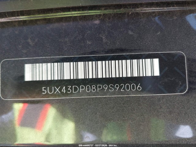 BMW X3 Sdrive30i 2023 5UX43DP08P9S92006 Image 9