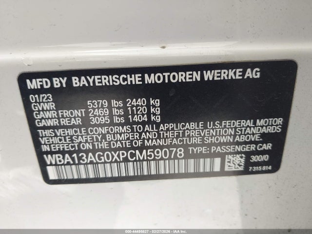 2023 BMW 530E WBA13AG0XPCM59078 Photo 8