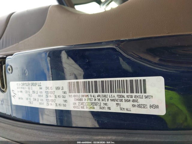 Продаж на аукціоні авто 2013 Chrysler Town & Country Touring-l, vin: 2C4RC1CG5DR558712, номер лоту: 44495844
