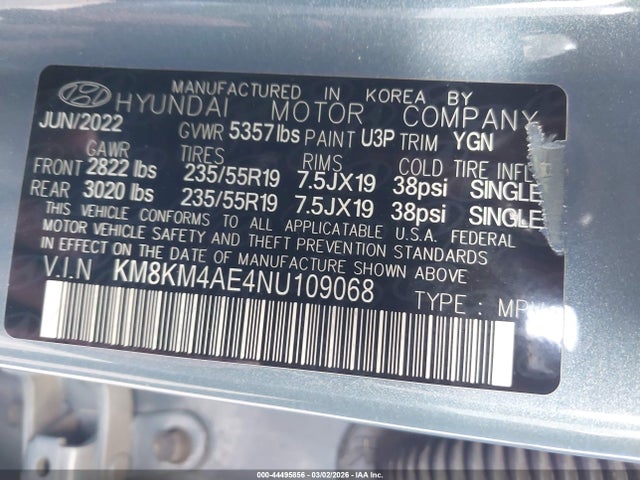 Hyundai IONIQ 5 SE 2022 KM8KM4AE4NU109068 Image 9