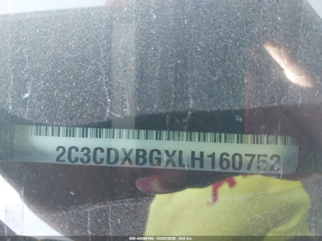 2C3CDXBGXLH160752 Dodge Charger Sxt Rwd