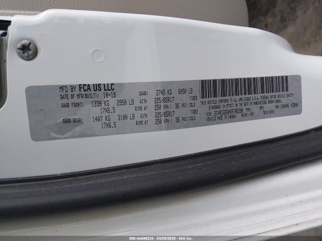 2019 DODGE GRAND CARAVAN 2C4RDGBG0KR786390 Photo 8