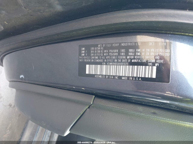 2010 SUBARU TRIBECA 4S4WX9HD5A4401521 Photo 8