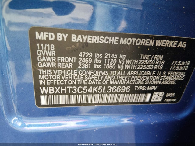 2019 BMW X1 WBXHT3C54K5L36696 Photo 8