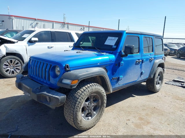 2022 Jeep Wrangler Unlimited Sport S 4x4 მანქანა იყიდება აუქციონზე, vin: 1C4HJXDM2NW224672, აუქციონის ნომერი: 44496451