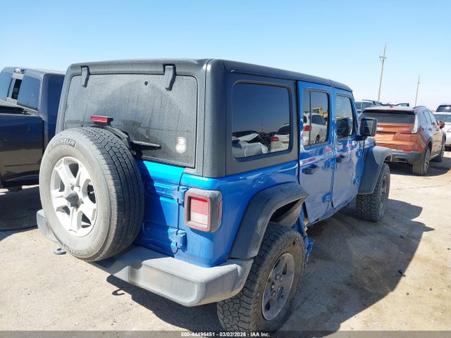 2022 Jeep Wrangler Unlimited Sport S 4x4 მანქანა იყიდება აუქციონზე, vin: 1C4HJXDM2NW224672, აუქციონის ნომერი: 44496451