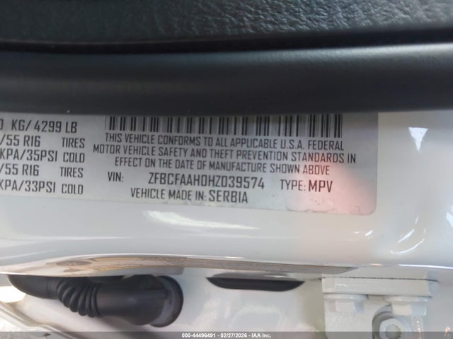 2017 FIAT 500L ZFBCFAAH0HZ039574 Photo 8