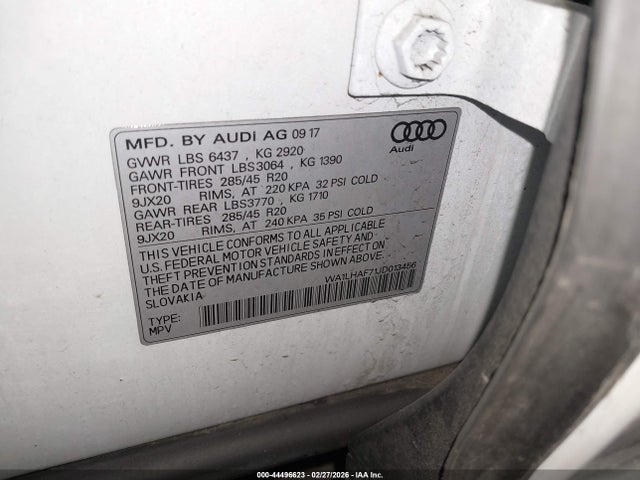 2018 AUDI Q7 WA1LHAF71JD013456 Photo 8