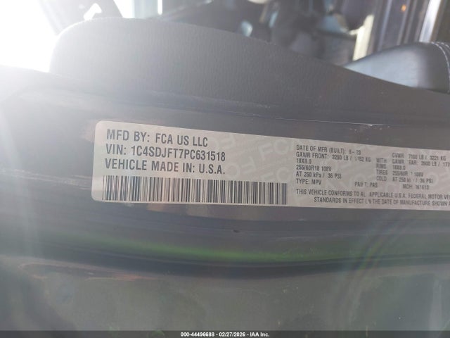 2023 DODGE DURANGO 1C4SDJFT7PC631518 Photo 8