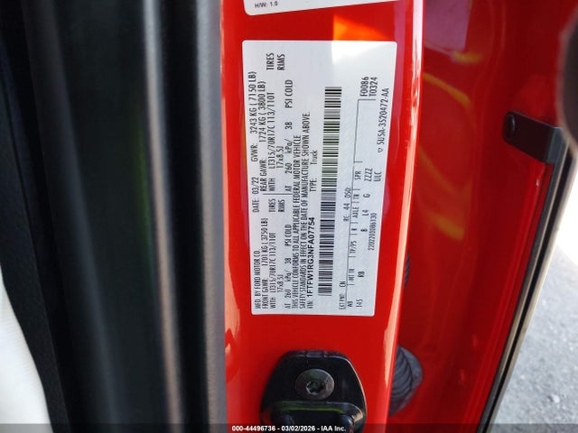 Ford F-150 Raptor 2022 1FTFW1RG3NFA07754 Image 9