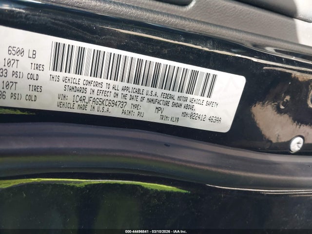 1C4RJFAG5KC694737 Jeep Grand Cherokee Altitude 4x4
