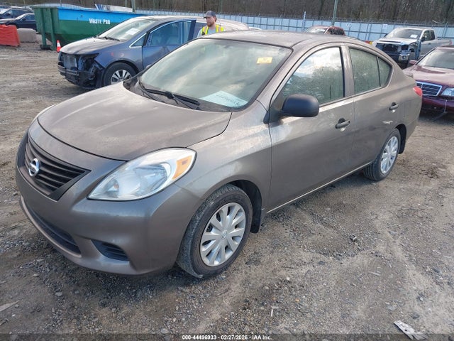 2014 Nissan Versa 1.6 S+ მანქანა იყიდება აუქციონზე, vin: 3N1CN7AP2EL824694, აუქციონის ნომერი: 44496933