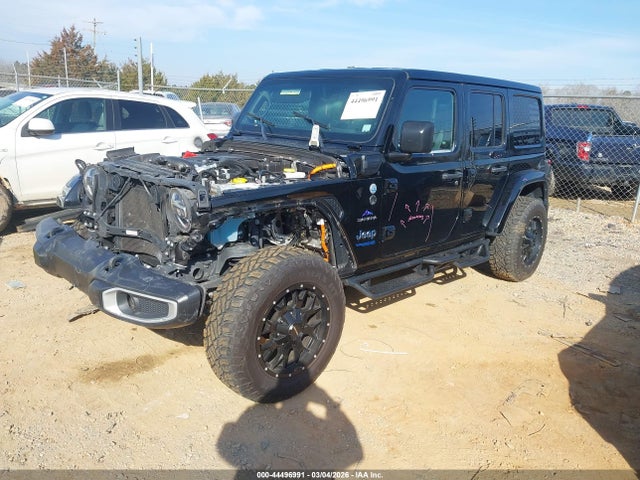Aukcja sprzedaży 2021 Jeep Wrangler 4xe Unlimited Sahara 4x4, vin: 1C4JJXP62MW843463, numer aukcji: 44496991