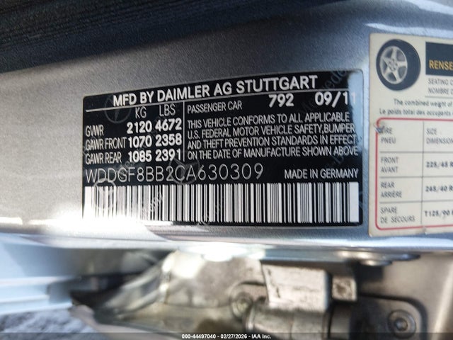 Продажа на аукционе авто 2012 Mercedes-benz C 300 Sport 4matic, vin: WDDGF8BB2CA630309, номер лота: 44497040