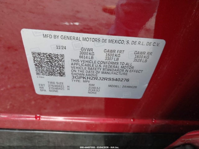 Honda Prologue Elite 2024 3GPKHZRJ2RS540276 Image 9