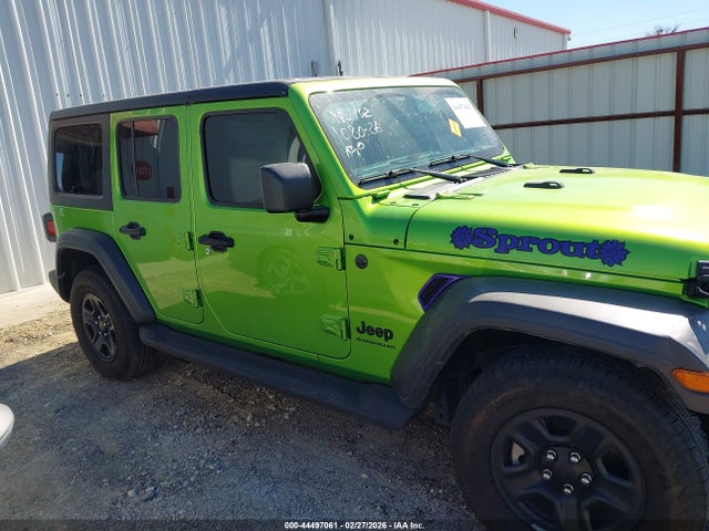 Aukcja sprzedaży 2025 Jeep Wrangler 4-door Sport 4x4, vin: 1C4PJXDNXSW547688, numer aukcji: 44497061