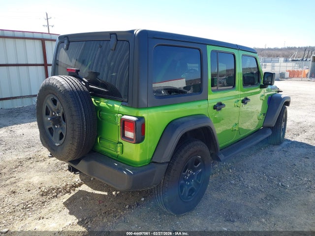 Aukcja sprzedaży 2025 Jeep Wrangler 4-door Sport 4x4, vin: 1C4PJXDNXSW547688, numer aukcji: 44497061