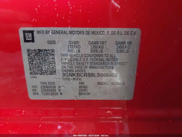 Chevrolet Blazer Fwd 2lt 2020 3GNKBCRS9LS666402 Image 9