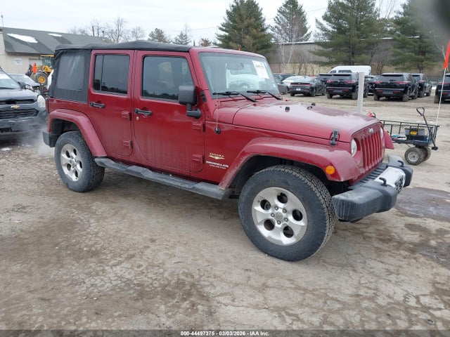 2013 Jeep Wrangler Unlimited Sahara მანქანა იყიდება აუქციონზე, vin: 1C4BJWEG3DL596062, აუქციონის ნომერი: 44497375