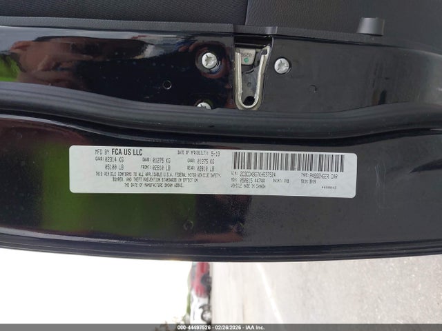 Dodge Charger Sxt Rwd 2019 2C3CDXBG7KH637524 Image 9