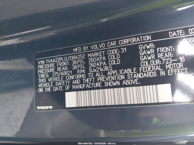 2018 VOLVO XC90 YV4A22PL0J1384252 Photo 8