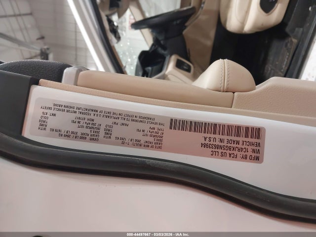 Aukcja sprzedaży 2022 Jeep Grand Cherokee L Limited 4x4, vin: 1C4RJKBG5N8633984, numer aukcji: 44497667