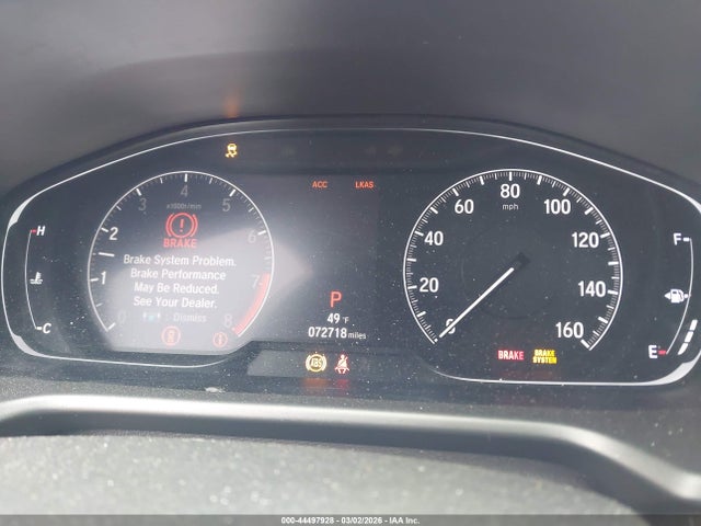 44497928 :رقم المزاد ، 1HGCV2F92JA053103 vin ، 2018 Honda Accord Touring 2.0t مزاد بيع