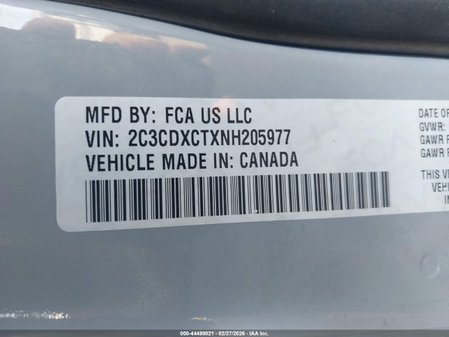 2022 DODGE CHARGER 2C3CDXCTXNH205977 Photo 8