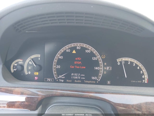 44498047 :رقم المزاد ، WDDNG71X49A283585 vin ، 2009 Mercedes-benz S 550 مزاد بيع