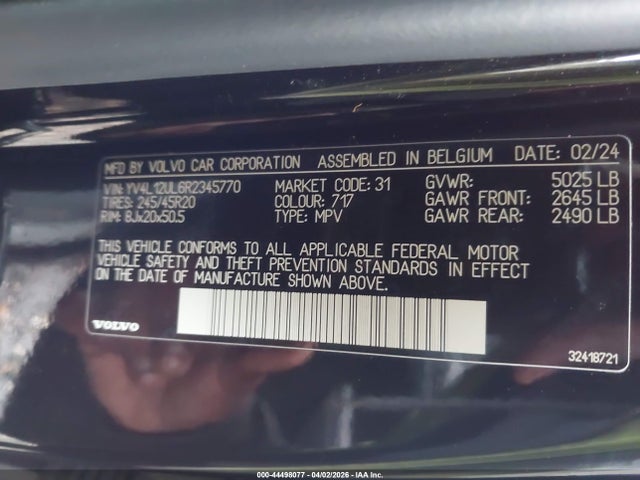 2024 VOLVO XC40 YV4L12UL6R2345770 Photo 8