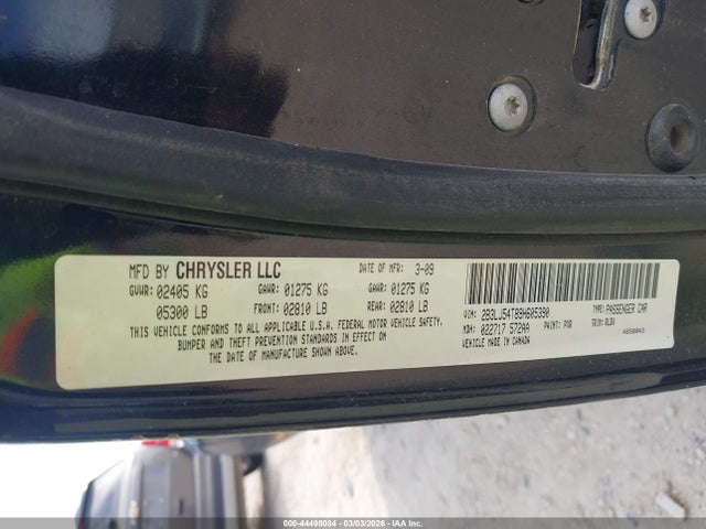 2009 DODGE CHALLENGER 2B3LJ54T89H605390 Photo 8